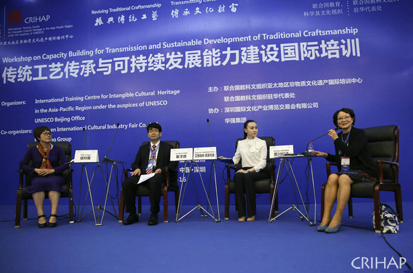 “傳統工藝傳承與可持續發展能力建設國際培訓”在深圳舉辦